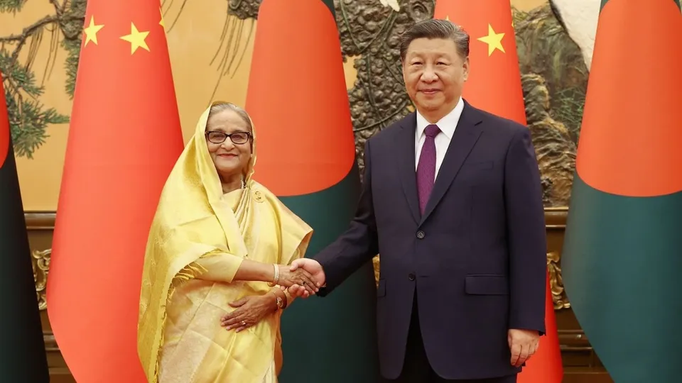 President of China, Xi Jinping met and held a bilateral meeting with the Prime Minister Sheikh Hasina at the Great Hall of the People in Beijing on Wednesday