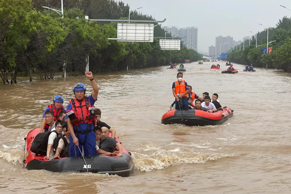Beijing rains