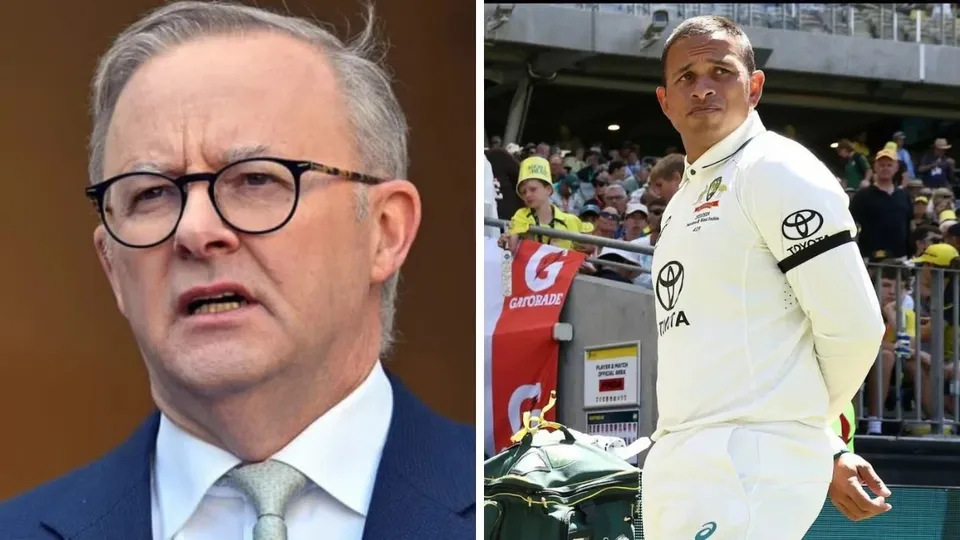 Anthony Albanese Usman Khawaja