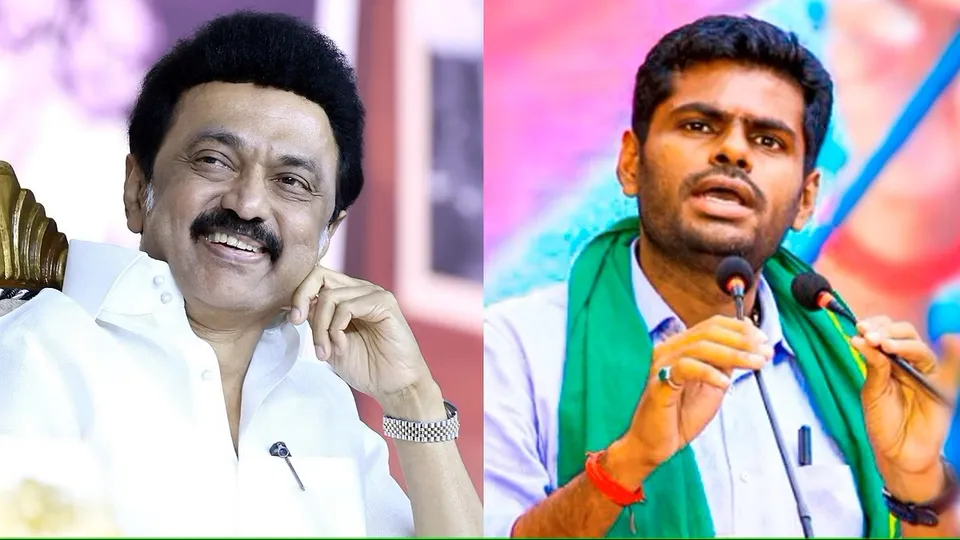 M K Stalin K Annamalai