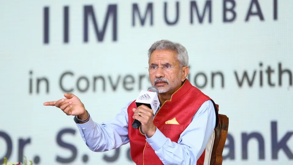 S Jaishankar at IIM Mumbai