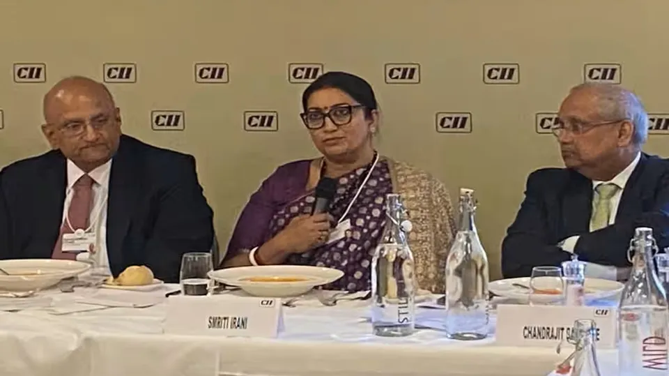 Smriti Irani in Davos