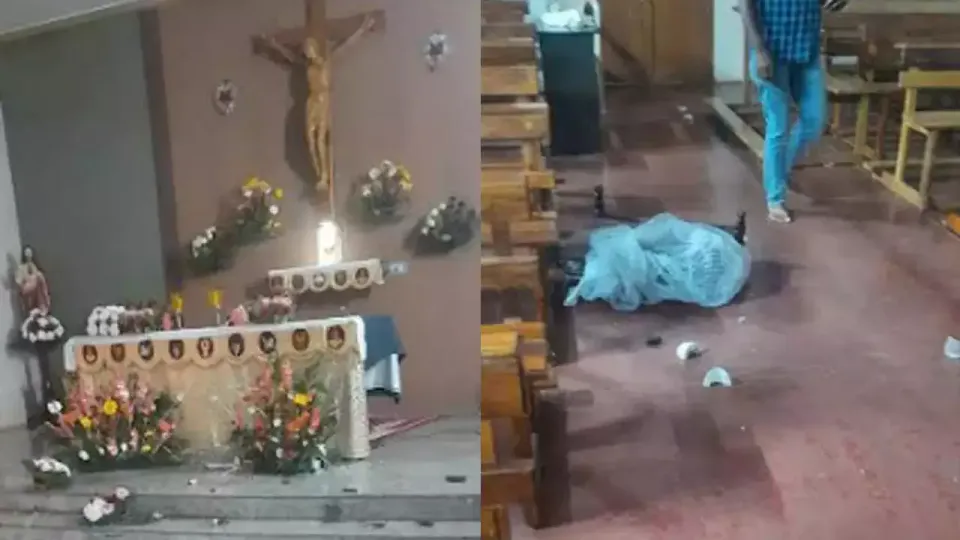 Mysuru Church Vandalised