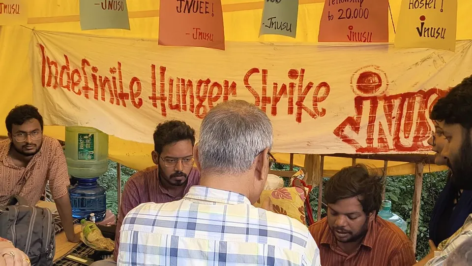 JNUSU ends hunger strike