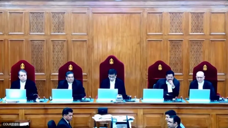 SC constitution bench on electorl bonds