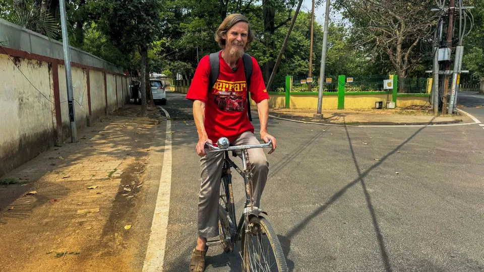Development economist Jean Dreze during an interview with PTI, in Ranchi