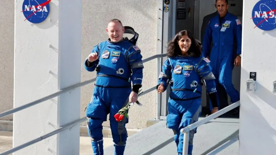 Butch Wilmore and Sunita Williams