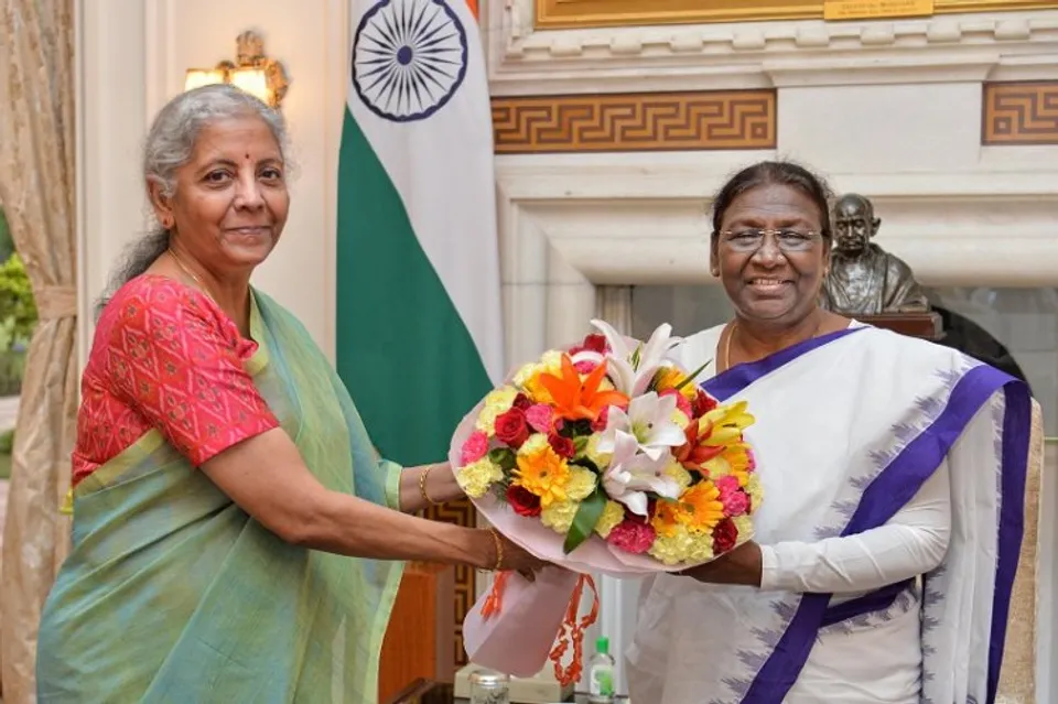 Finance Minister greets President Droupadi Murmu