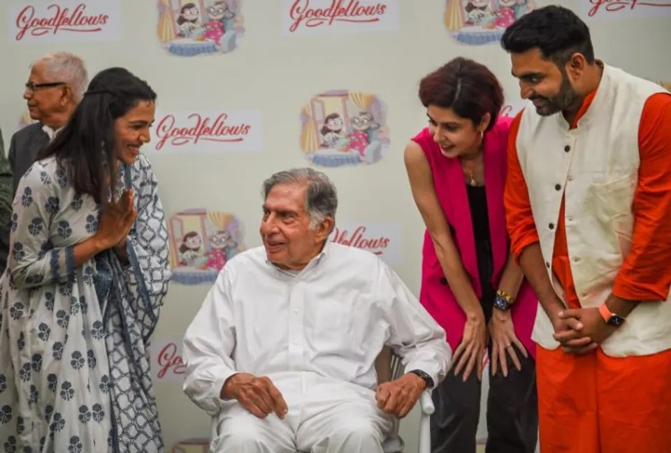 Ratan Tata at the event