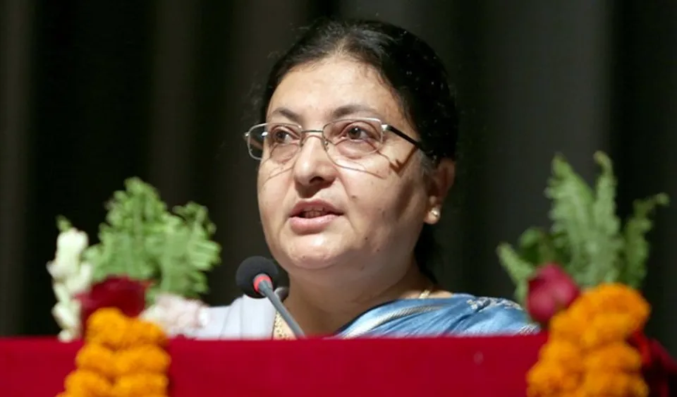 Nepal's President Bidya Devi Bhandari (File photo)