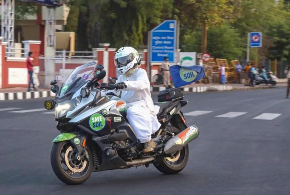 Isha Foundation founder Sadguru Jaggi Vasudev in Bhopal