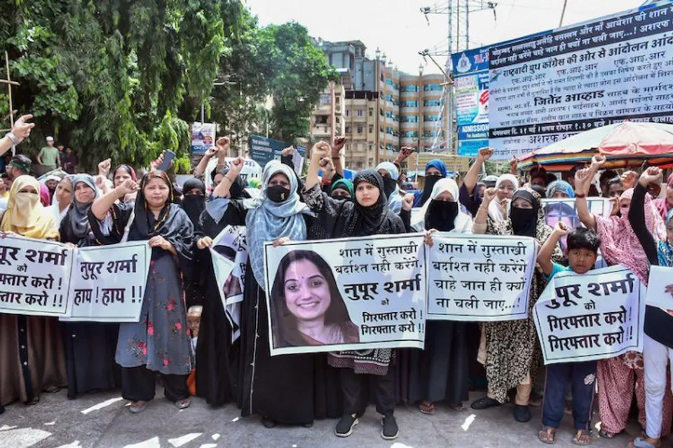 Protest against Nupur Sharma in Thane