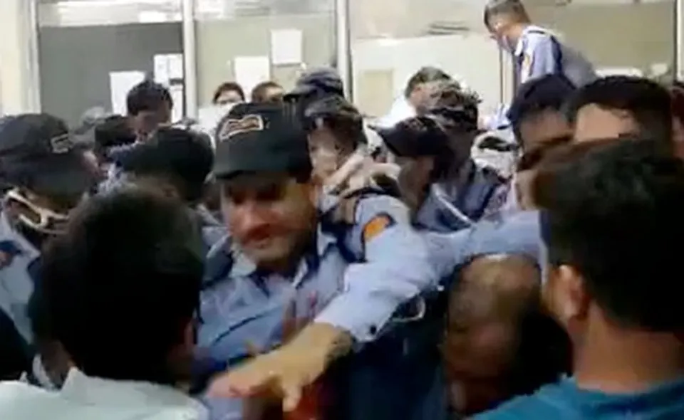 Security roughed up our people for protest on campus: ABVP JNU