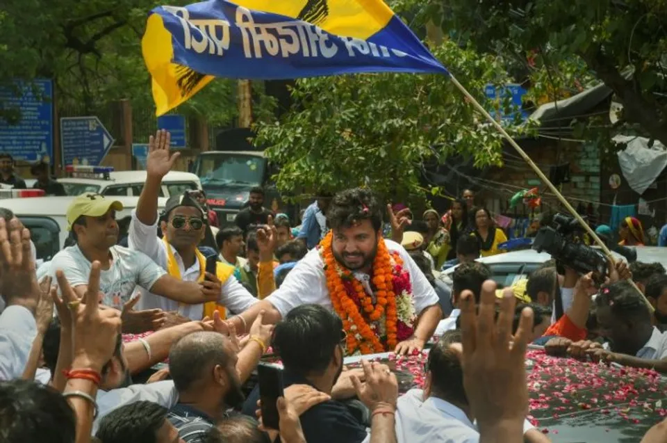 Aam Aadmi Party's Durgesh Pathak