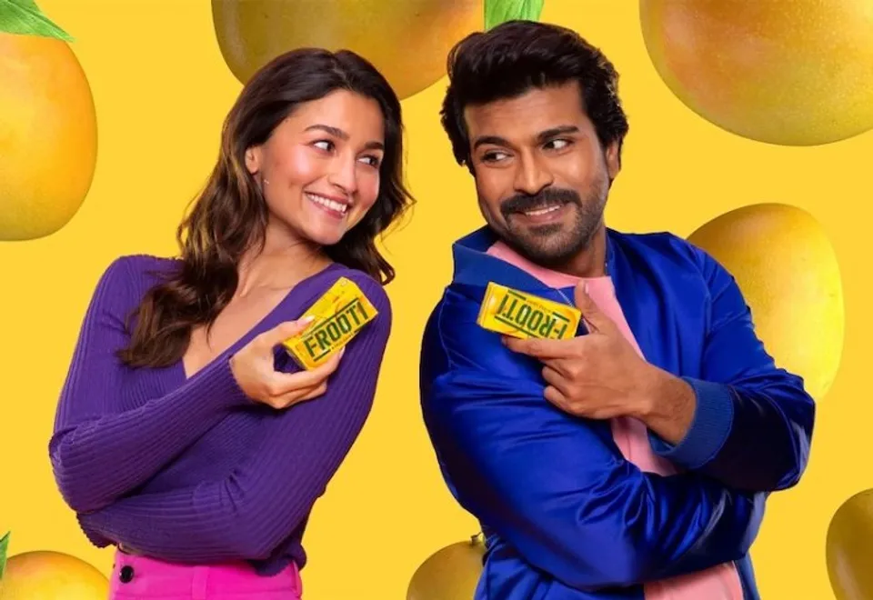 Representative image: Frooti brand ambassadors Alia Bhatt and Ram Charan