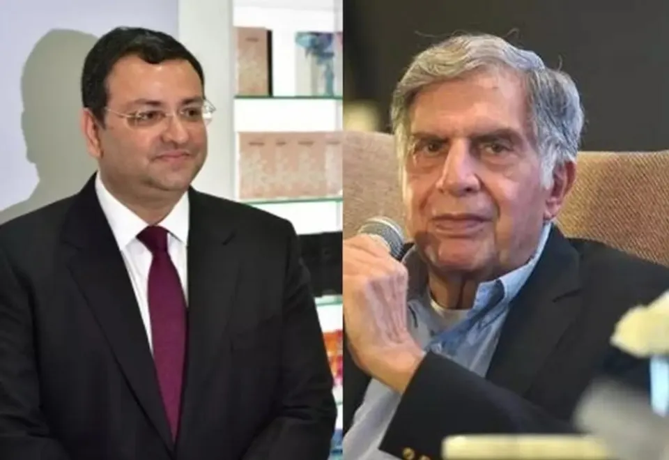 (Left) Cyrus Mistry and Ratan Tata (Right)