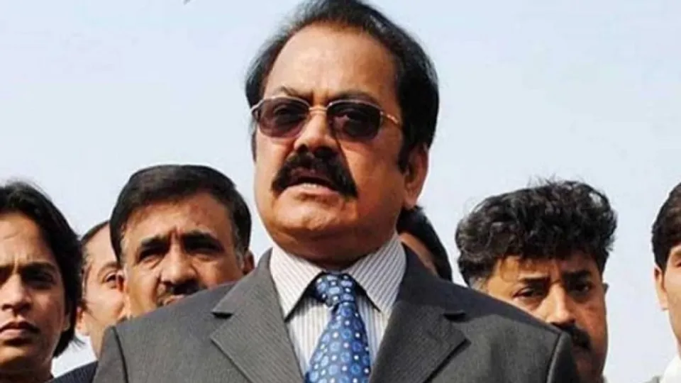 Pakistan's Interior Minister Sanaullah (File photo)