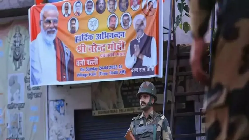 J-K under thick security blanket on the eve of Prime Minister's visit
