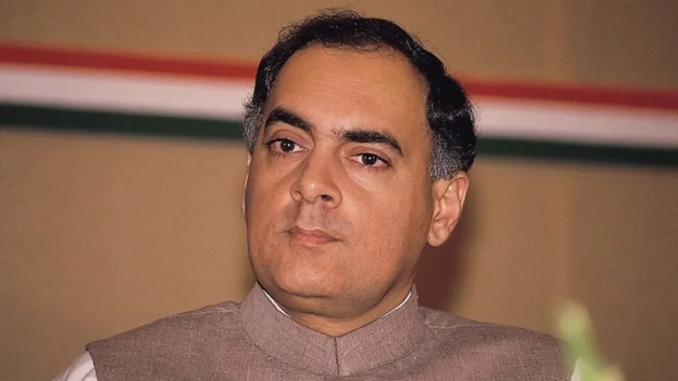 Former Prime Minister Rajiv Gandhi (File photo)