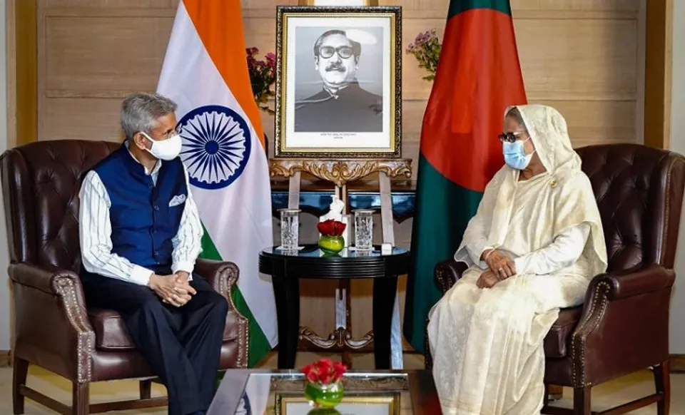 Sheikh Hasina in Delhi