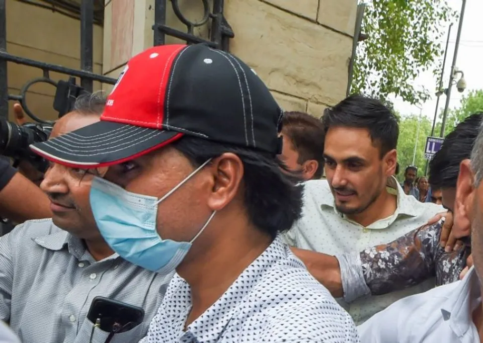 Mohammed Zubair being produced in court (File photo)