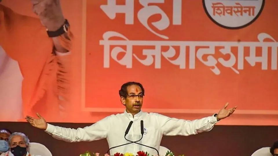 Uddhav Thackeray at Shivaji park (File photo)