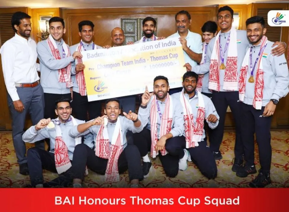 Image posted on Badminton Association of India's Twitter Handle