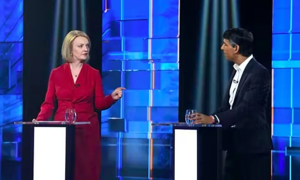 Second survey shows Liz Truss ahead of Rishi Sunak in UK PM race