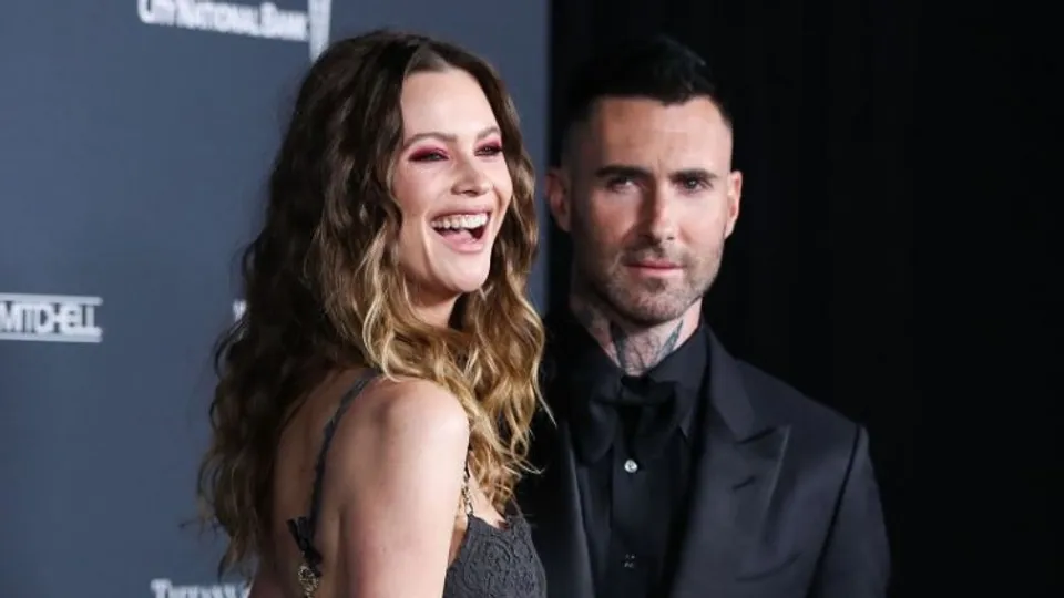 Adam Levine and Behati Prinsloo (file photo)