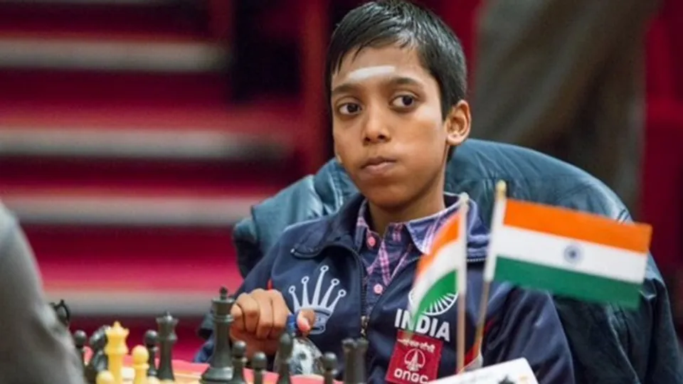  Young Indian Grandmaster R Praggnanandhaa  (File photo)