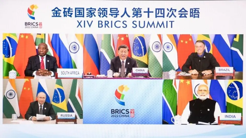 BRICS leaders in recently held BRICS Summit in China