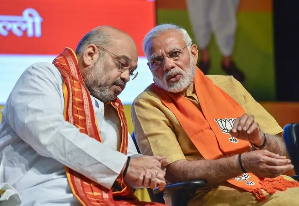 Amit Shah and Narendra Modi (file photo)