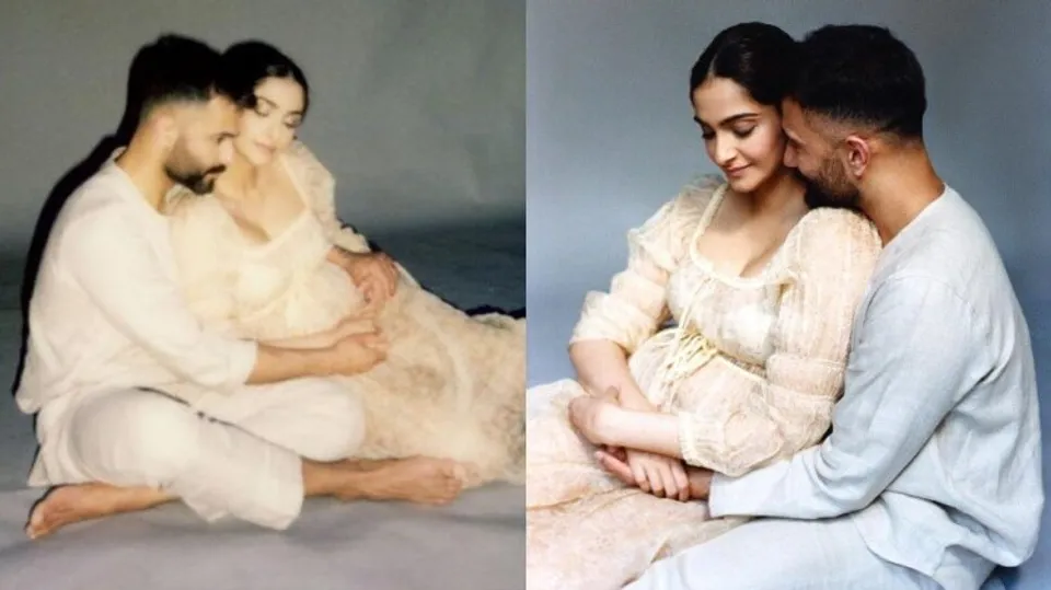 Sonam Kapoor with her husband Anand Ahuja