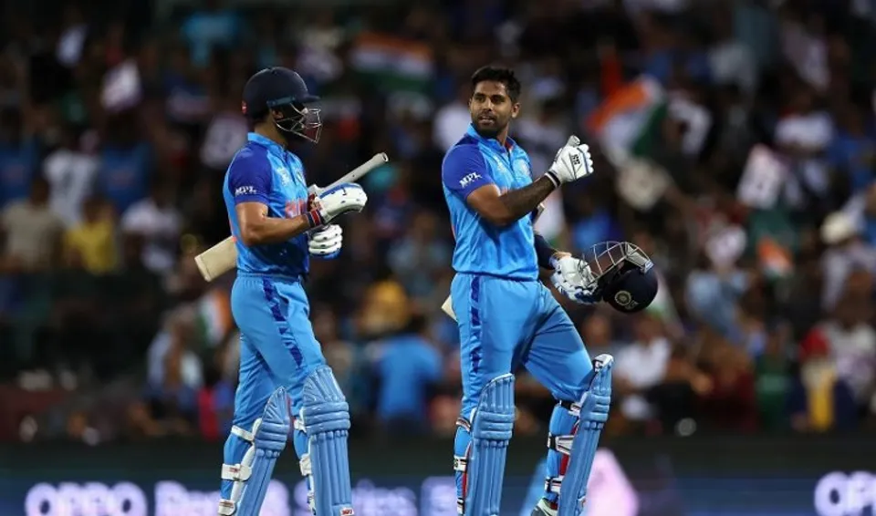 Suryakumar Yadav in action against Netherlands