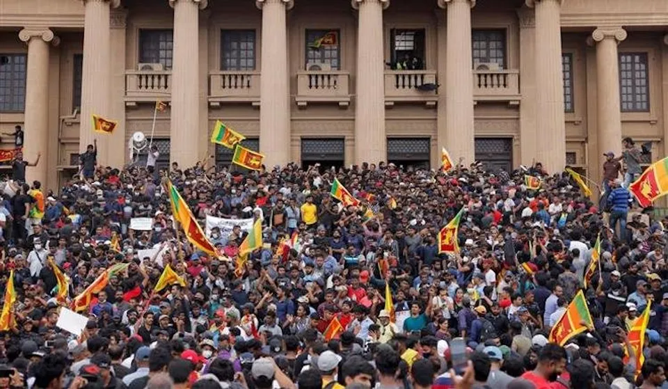 Sri Lankan President Gotabaya Rajapaksa's whereabouts still not known as protesters continue to occupy his residence