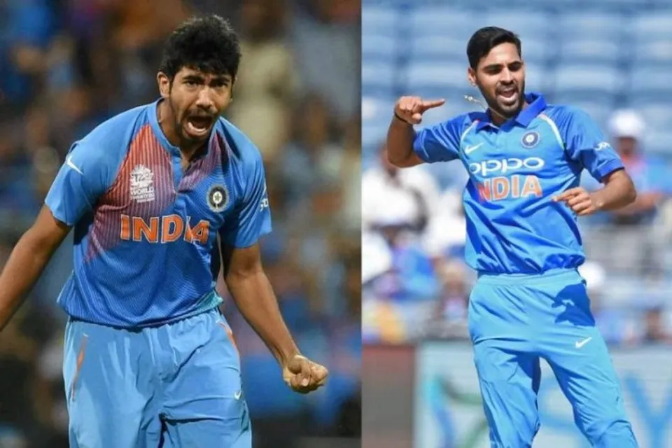 Jasprit Bumrah (Left); Bhuvneshwar Kumar (Right)