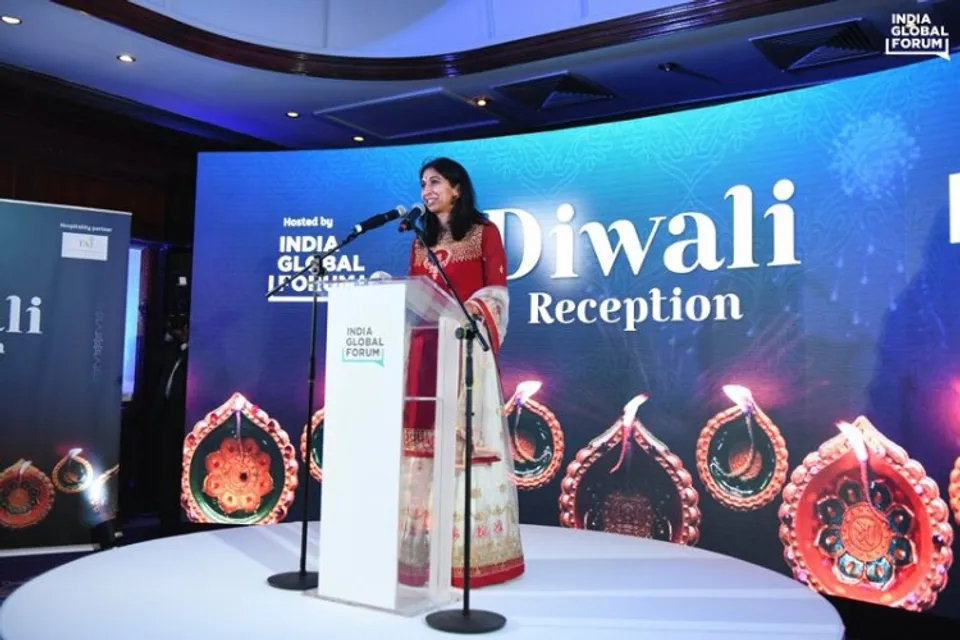 UK's Home Secretary Suella Braverman