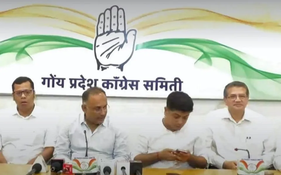 Press Conference by A.I.C.C In-Charge Dinesh Gundu Rao ,GPCC President Amit and other Congress Leaders.