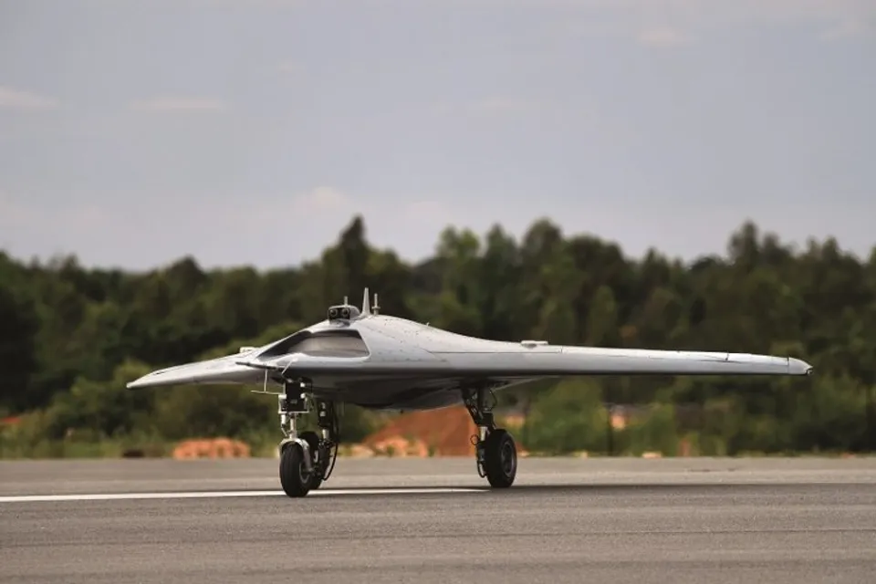 Autonomous Flying Wing Technology Demonstrator being flight tested by Defence Research and Development Organisation (DRDO) from the Aeronautical Test Range, in Chitradurga