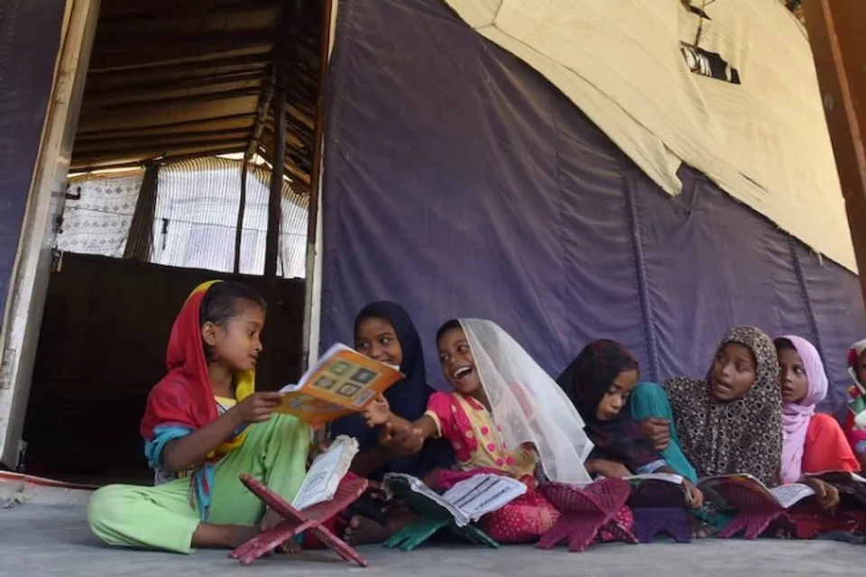 Rohingya refugee camp in New Delhi (File photo)