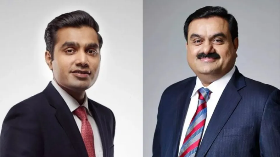 Karan Adani (Left); Gautam Adani (Right)