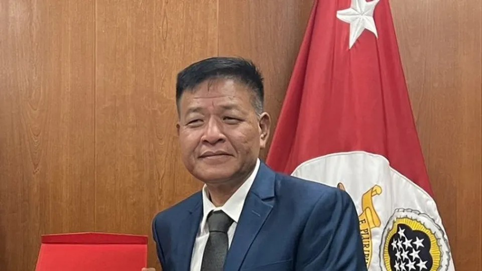 President of the Tibetan government in exile Penpa Tsering in US