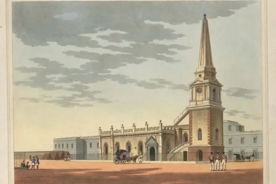 St Mary's Church on the premises of Fort St George