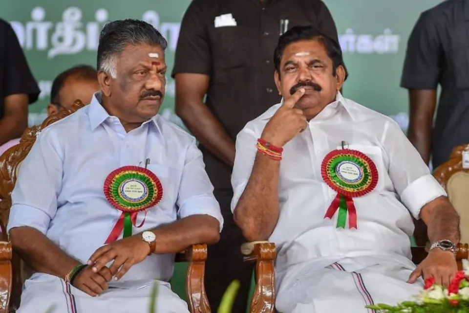 AIADMK leaders Edappady K Palaniswami and O Panneerselvam (File photo)