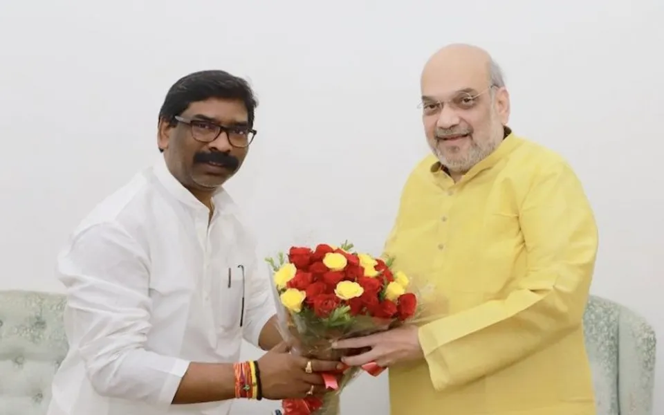 Hemant Soren called on Amit Shah on Monday