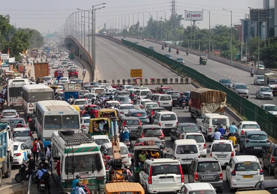Delhi-Jaipur Highway near Rajiv Chowk Gurugram