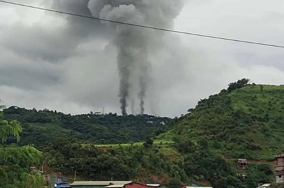 Haimual village at India-Myanmar border in Mizoram State
