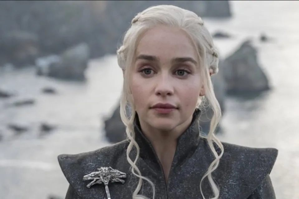 Emila Clarke in Game of Thrones
