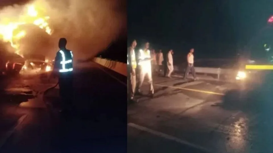 20 people died in bus-oil tanker crash in Pakistan's Punjab province