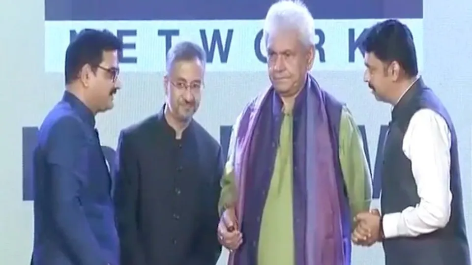 J-K LG Manoj Sinha on the launch of News18 Jammu Kashmir, Ladakh, Himachal